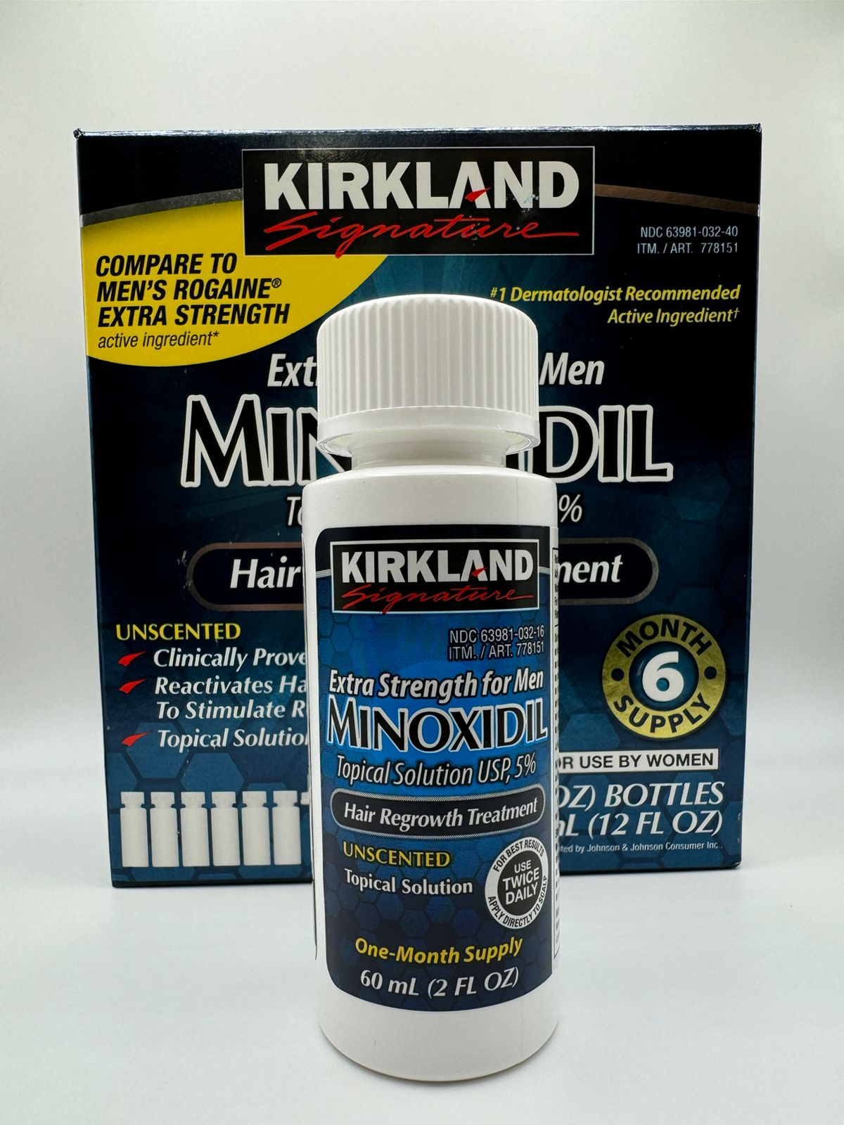 Kirkland Minoxidil Solution 5% Hair Regrowth Treatment