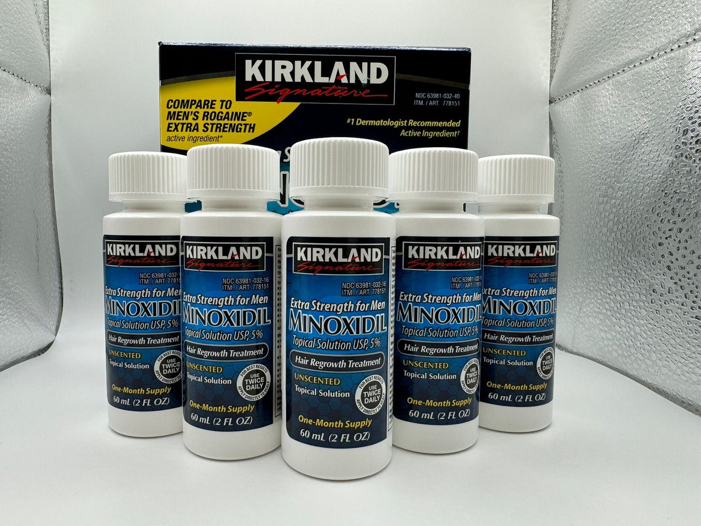 Kirkland Minoxidil Solution 5% Hair Regrowth Treatment