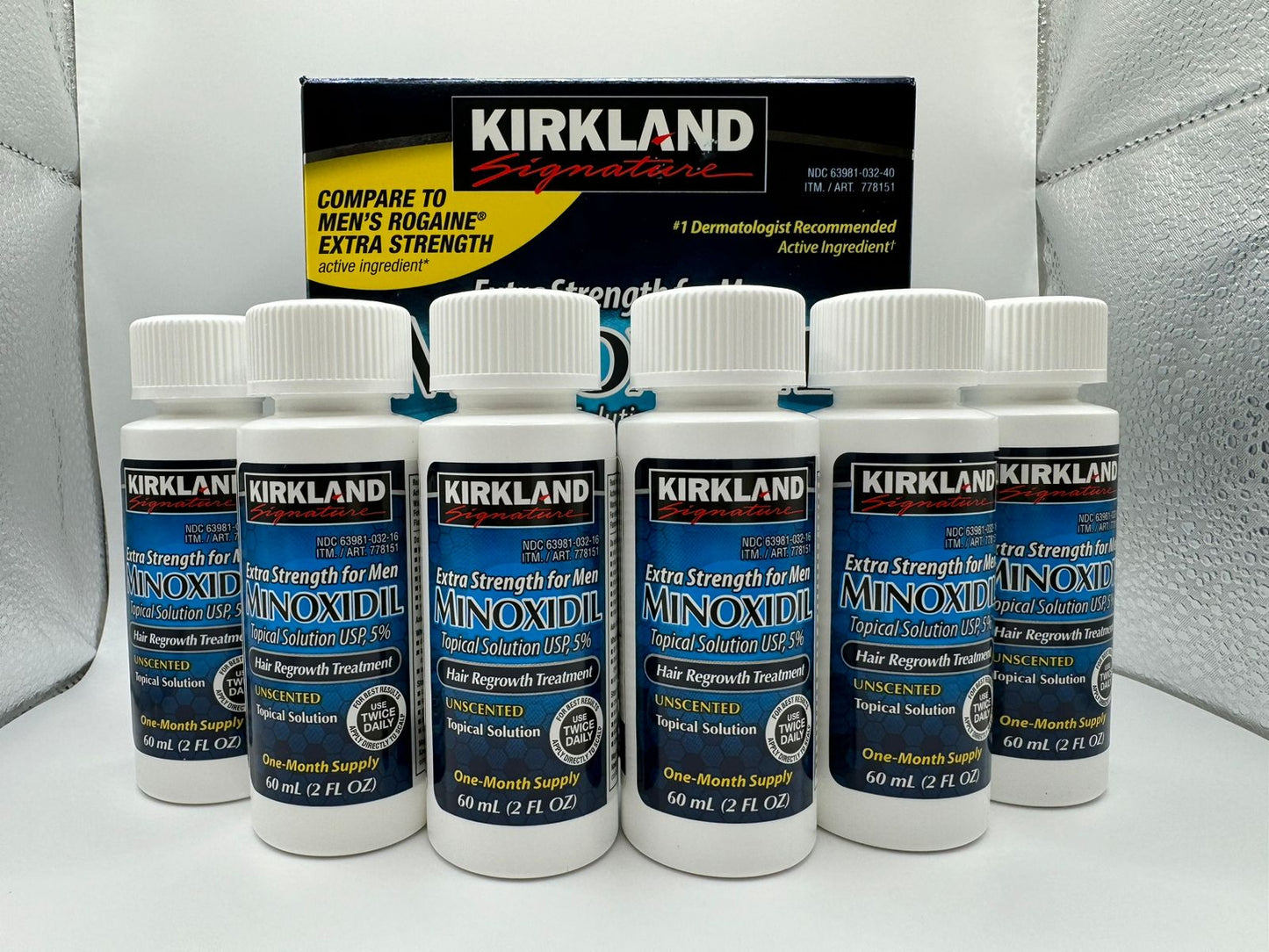 Kirkland Minoxidil Solution 5% Hair Regrowth Treatment