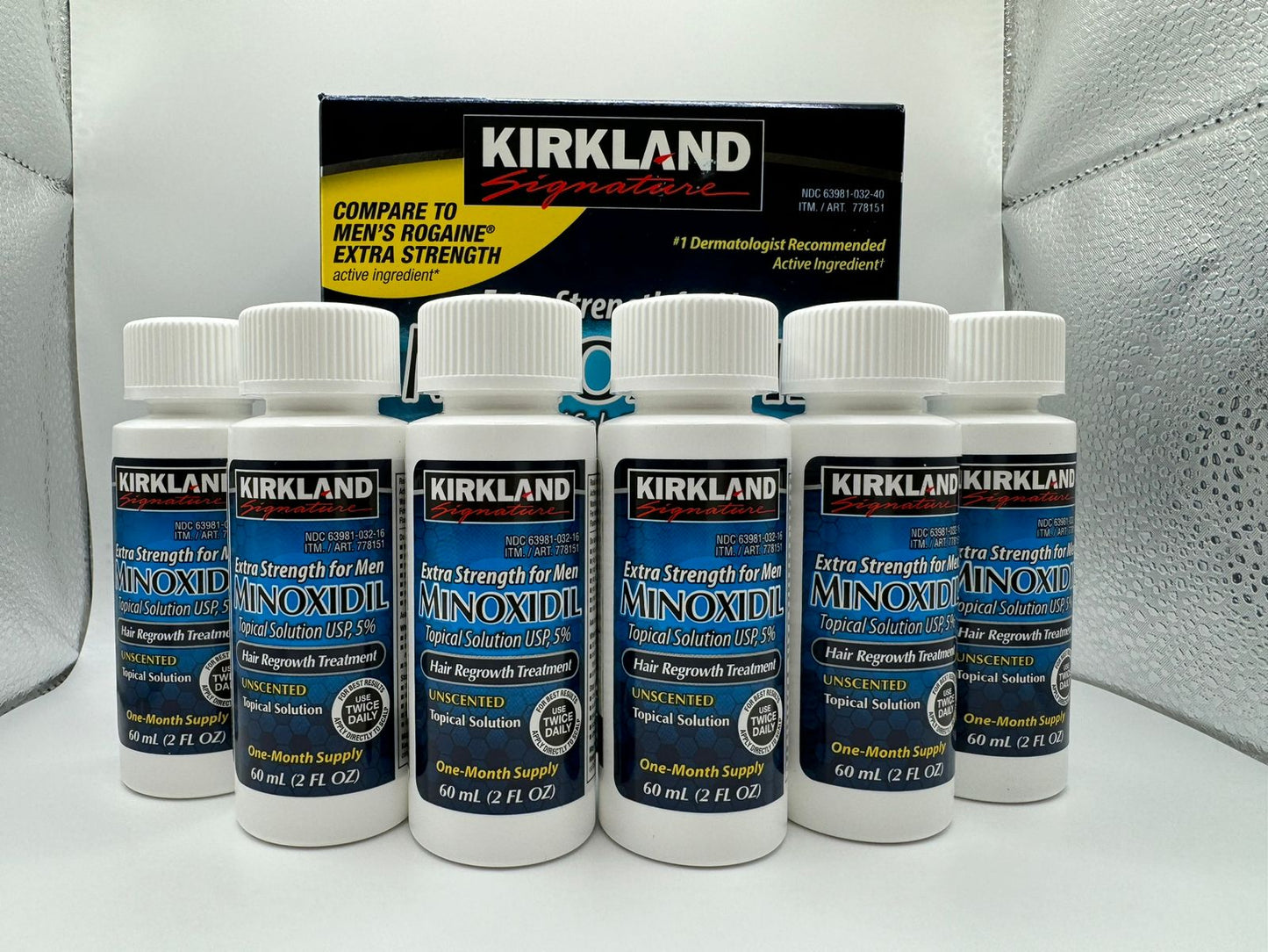 Kirkland Minoxidil Solution 5% Hair Regrowth Treatment